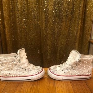 Toddler girl custom converse